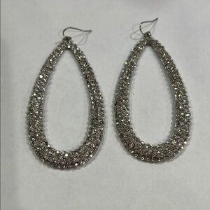 Elegant Silver Teardrop Earrings